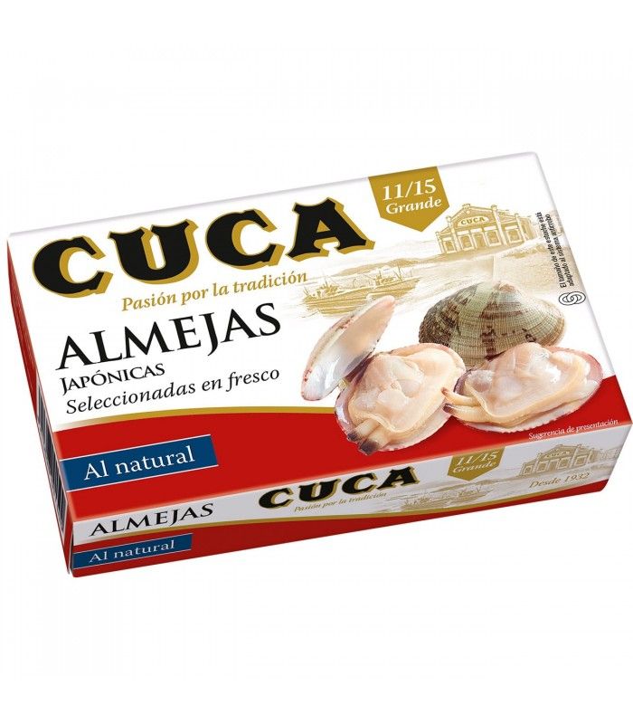 Shell Cuca Natural Clams 11/15 Cuca