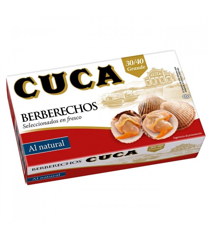 Shell Cuca Natural Cockles 30/40 Cuca