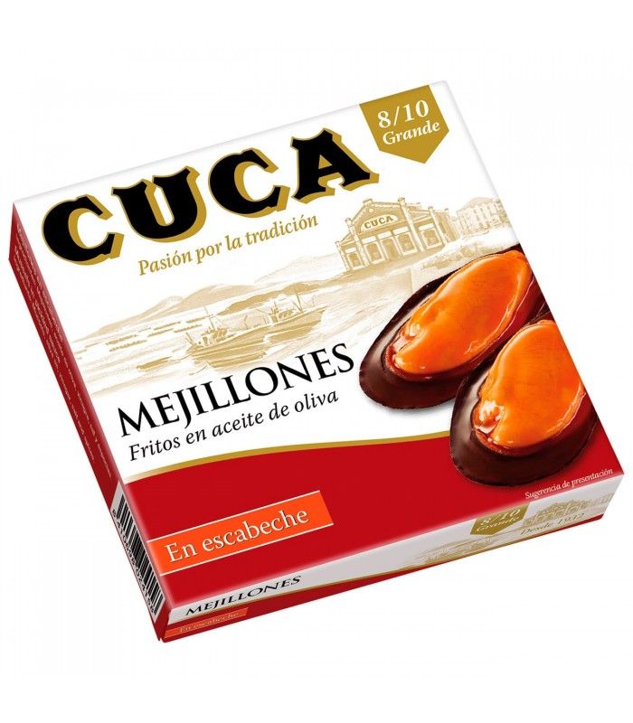 Shell Cuca Pickled mussels 8/10 Cuca