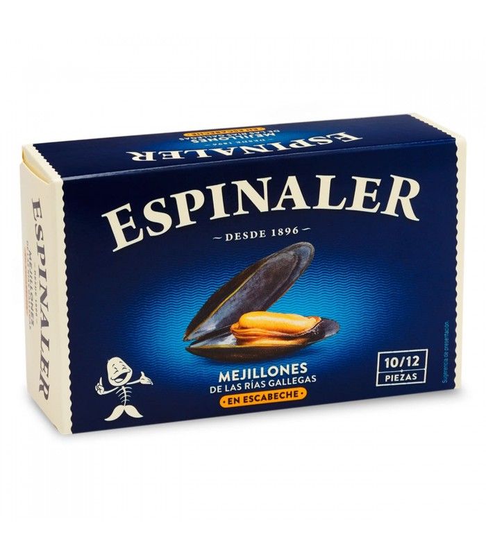 Mejillon en escabeche 10/12 Espinaler