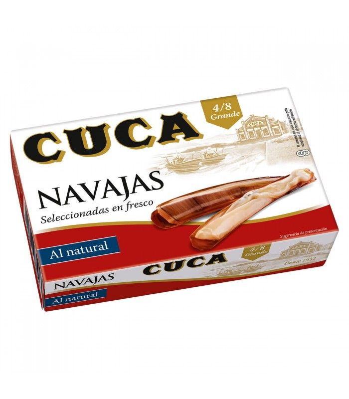 Seafood Cuca Navajas al Natural 4/8 Cuca