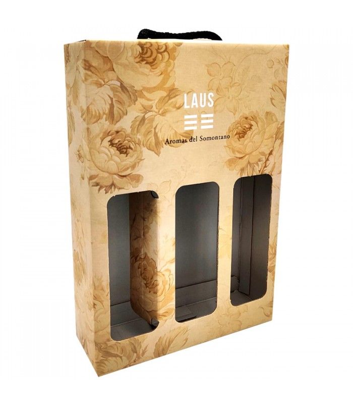 Estuche Cartón 3 Botellas LAUS