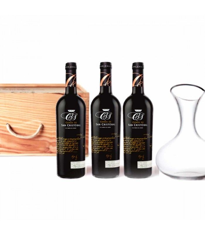 Special Bundles  Pack Conde de San Cristobal (3 Bottles + Decanter)