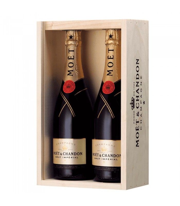 Vino  Moet & Chandon Brut Imperial Caja 2 Botellas