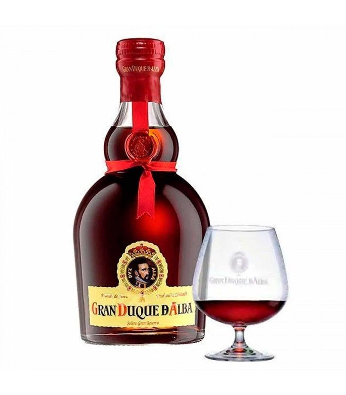 Brandy  Brandy Duque de Alba + 1 Retractilada Glass