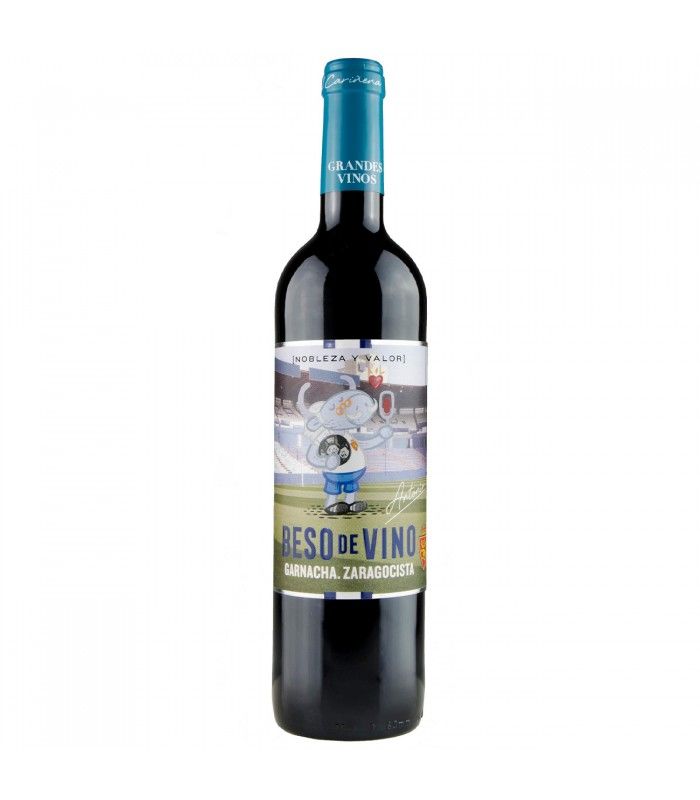 Vino  Beso de vino tinto garnacha tinta viejas zaragocista