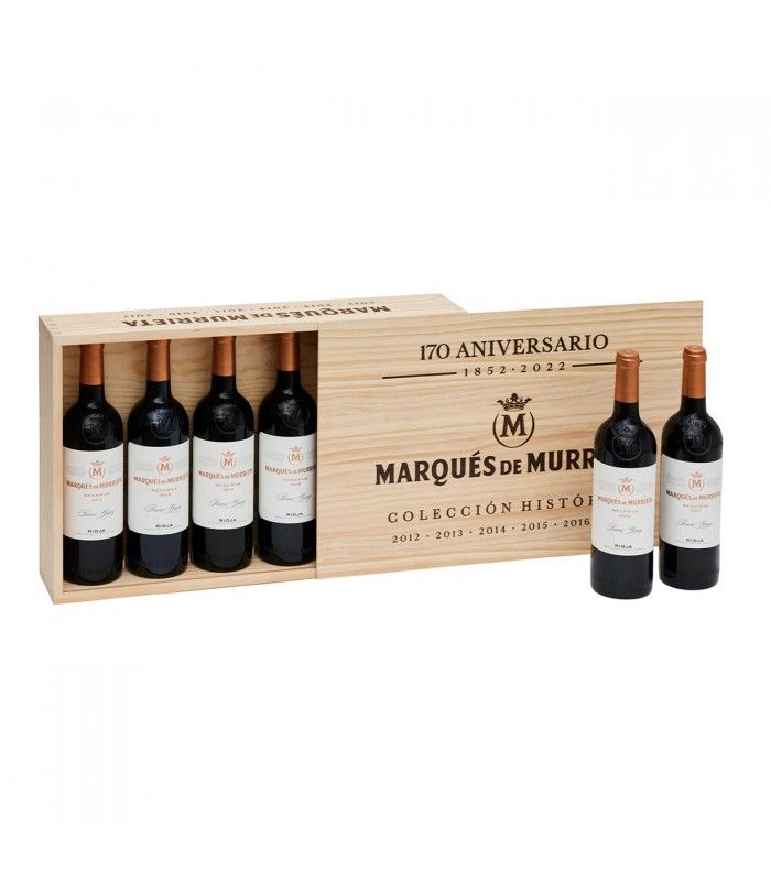 Special Bundles Marqués de Murrieta Caja Madera 170 Aniversario 6 botellas Marques De Murrieta Reserva