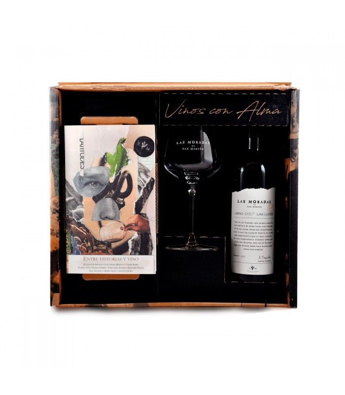 Estuches Especiales y Cajas Las Moradas de San Martín Estuche edición limitada Libro Diez Las Luces + Copa + Libro