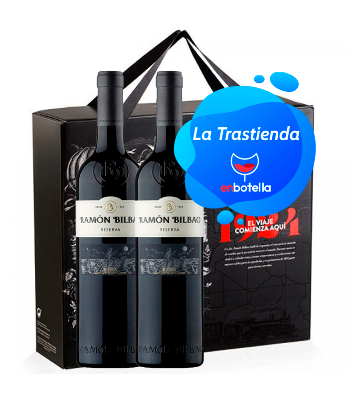 Trastienda Ramón Bilbao Estuche Lujo 2 botellas Ramon Bilbao Reserva