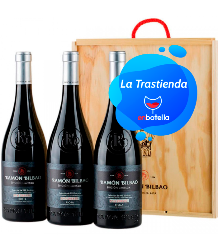 Estuches Especiales y Cajas Ramón Bilbao Caja madera 3xRamon Bilbao Edición Limitada