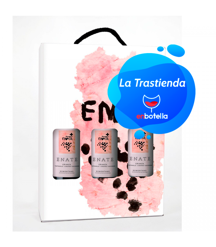 Estuches Especiales y Cajas  Estuche 3 botellas Enate Crianza