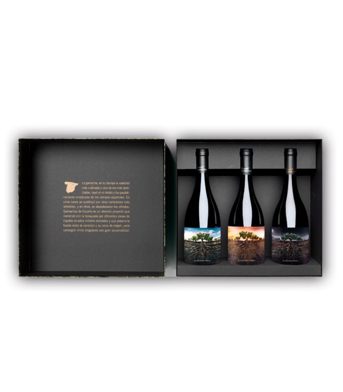 Tinto ENBOTELLA Estuche 3 Bot Garnachas (1 Salvaje Moncayo + 1 Olvidada Aragon + 1 Perdida Pirineo) - Pack especial