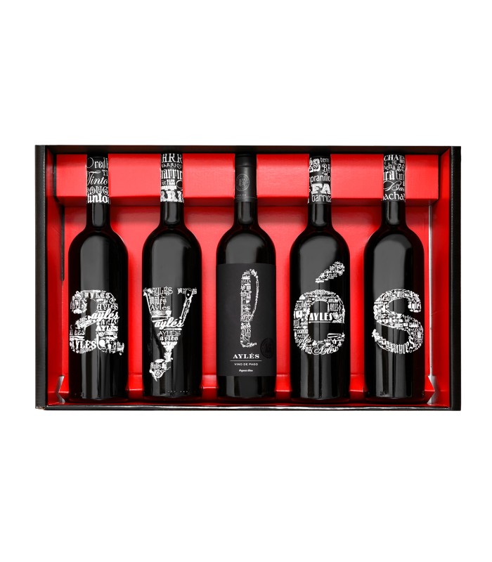 Packs Ayles Pago Ayles - Estuche de Lujo con 5 Botellas 75 cl