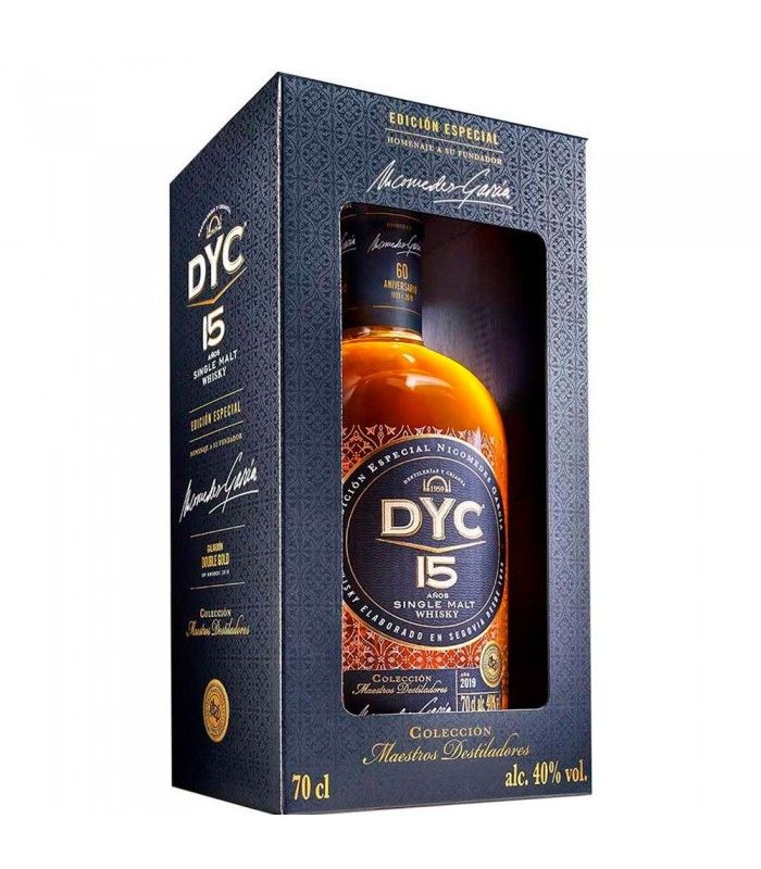Whisky Dyc single malta 15 Años