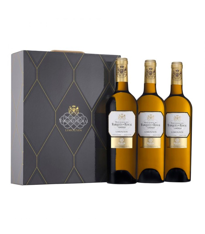 Bundles Marqués de Riscal Limousin Verdejo Estuche 3 botellas
