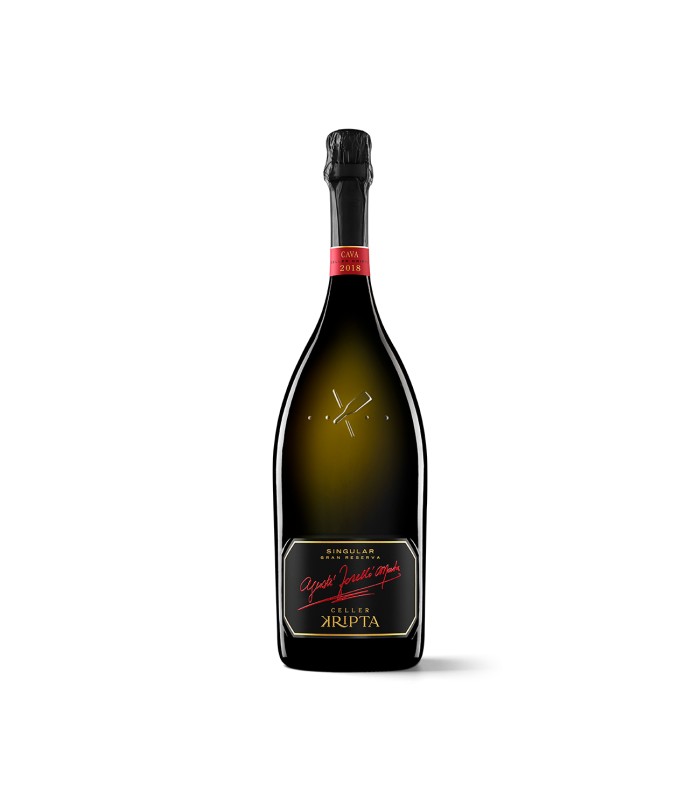 Sparkling Wine Agusti Torello Mata Celler Kripta SINGULAR Brut Nature Gran Reserva Magnum