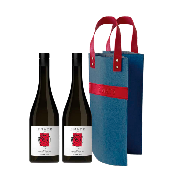 Bundles Enate Enate Merlot - Merlot 2 botellas Pack Especial Bolsa