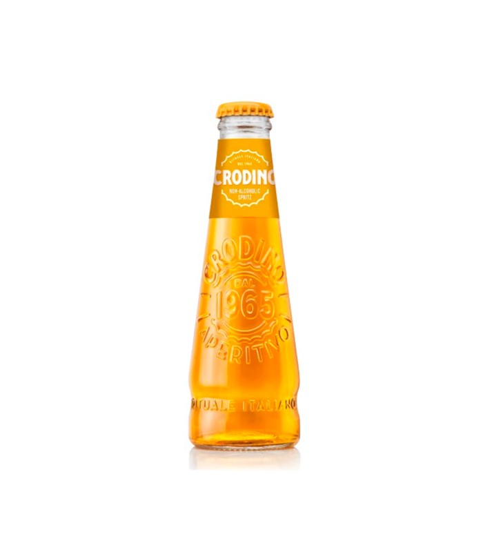 Vermouth and  Appetizers Campari Crodino Aperitivo Sin Alcohol,  Pack 3 Botellas 17,5 clt