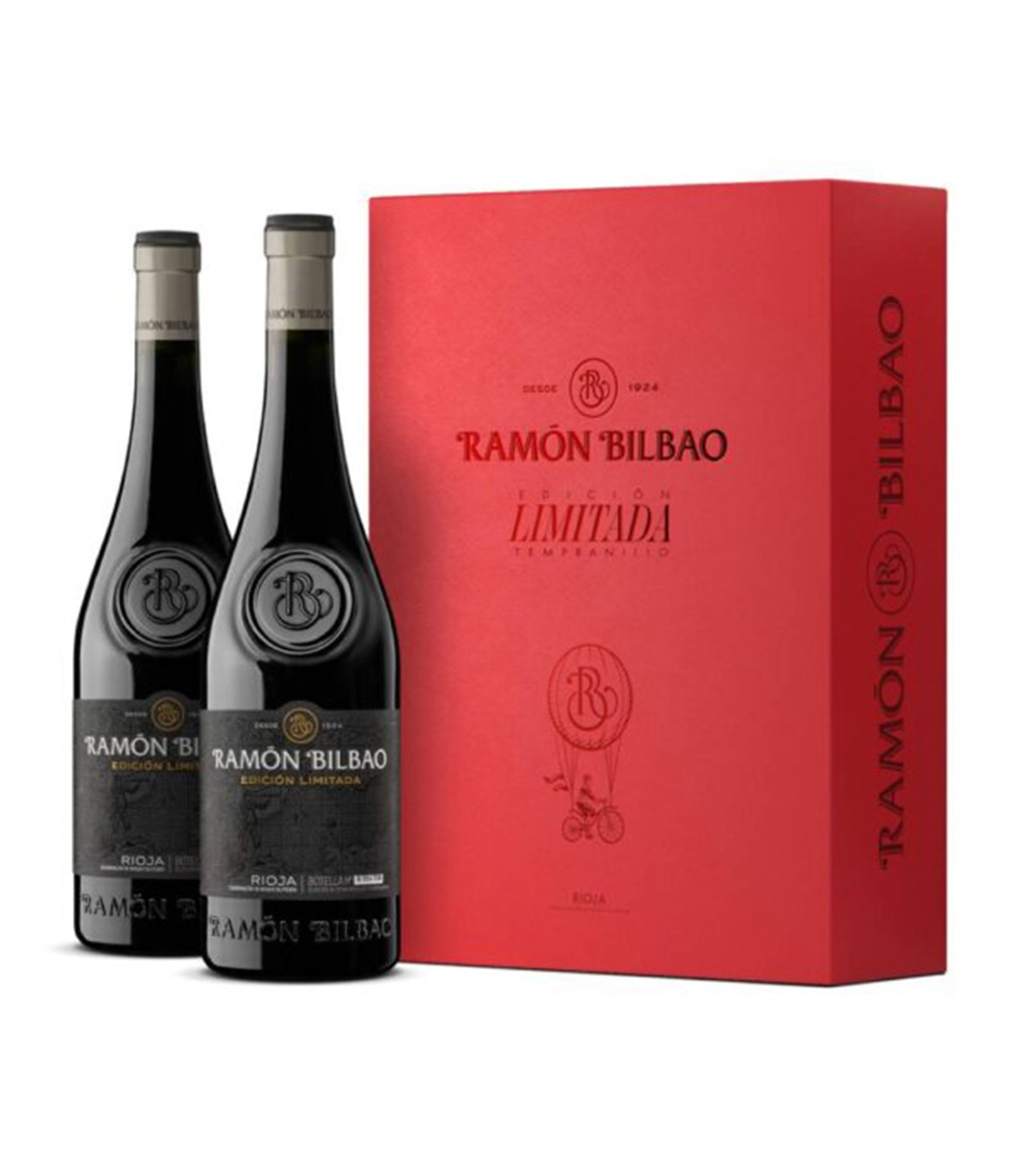 Packs Ramón Bilbao Ramon Bilbao Edición Limitada crianza Estuche Lujo con 2 botellas