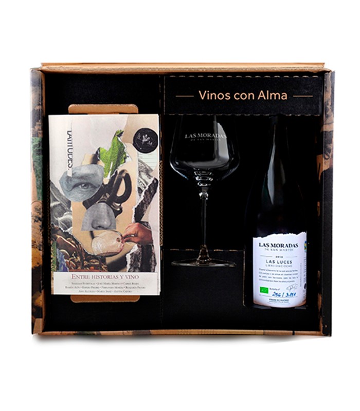 Packs Las Moradas de San Martín Estuche edición limitada Las Luces + Copa + Libro