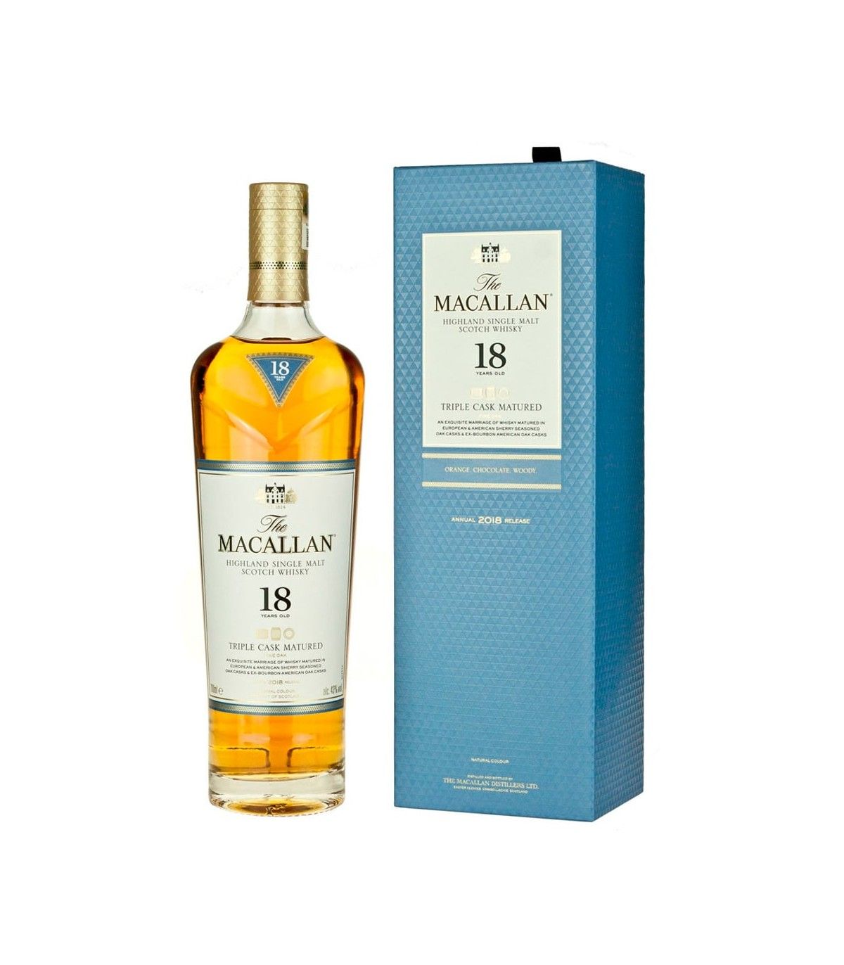 Whisky Macallan 18Y Triple Cask